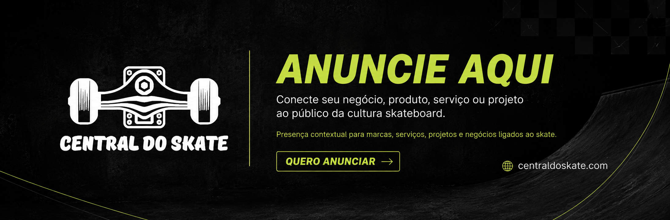 Anuncie na Central do Skate